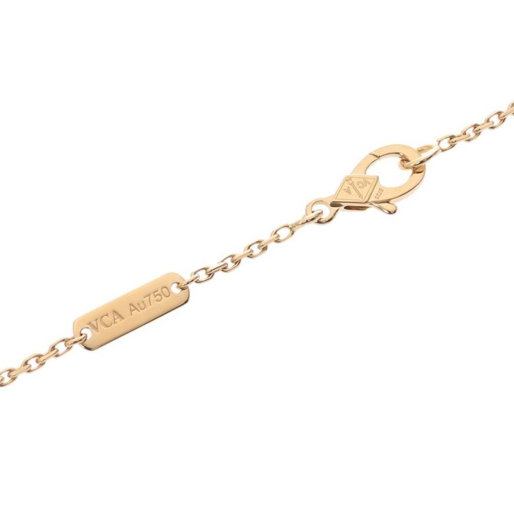 VAN CLEEF & ARPELS Alhambra Necklace VCARPMOP00 Women's 18K Yellow Gold YG A ... - Picture 4 of 11